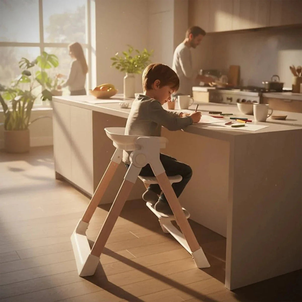 Red Kite Feed Me Orbit Highchair - White - Baby&More