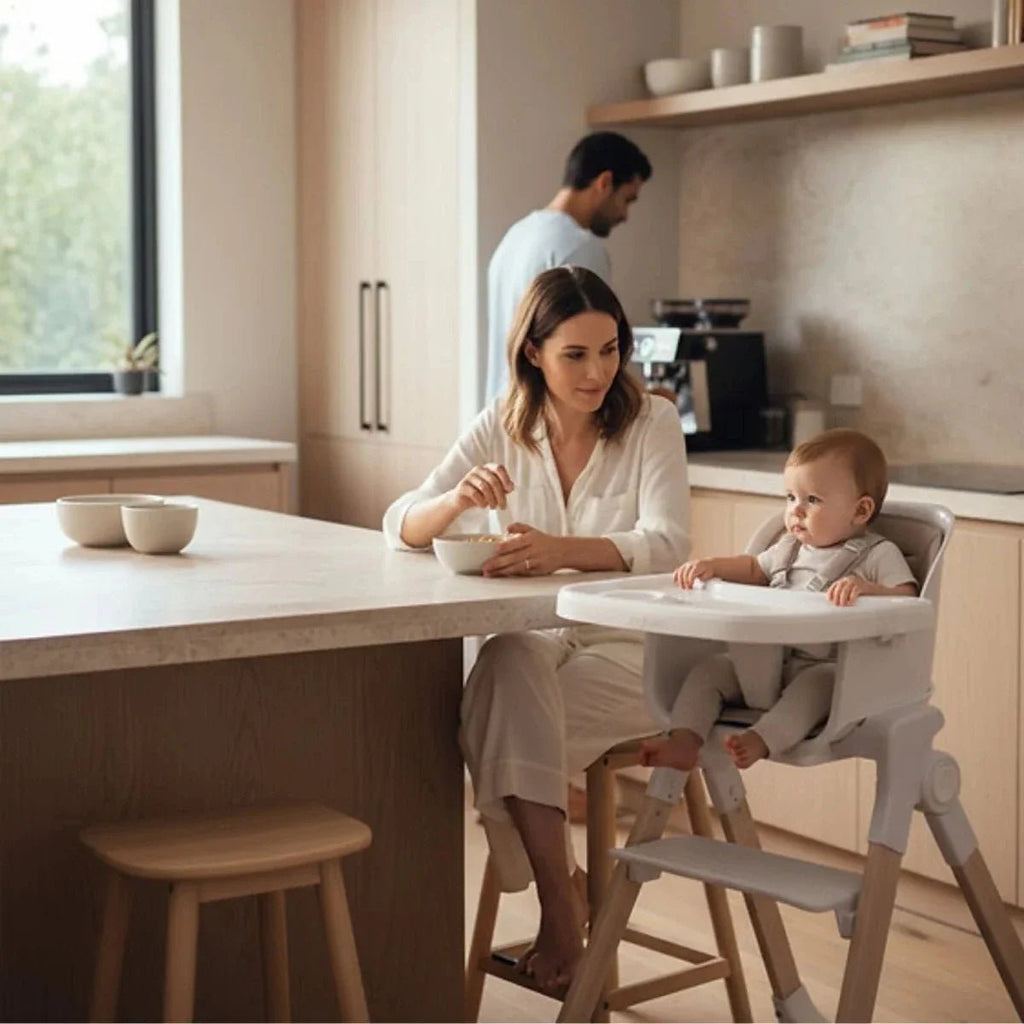 Red Kite Feed Me Orbit Highchair - White - Baby&More