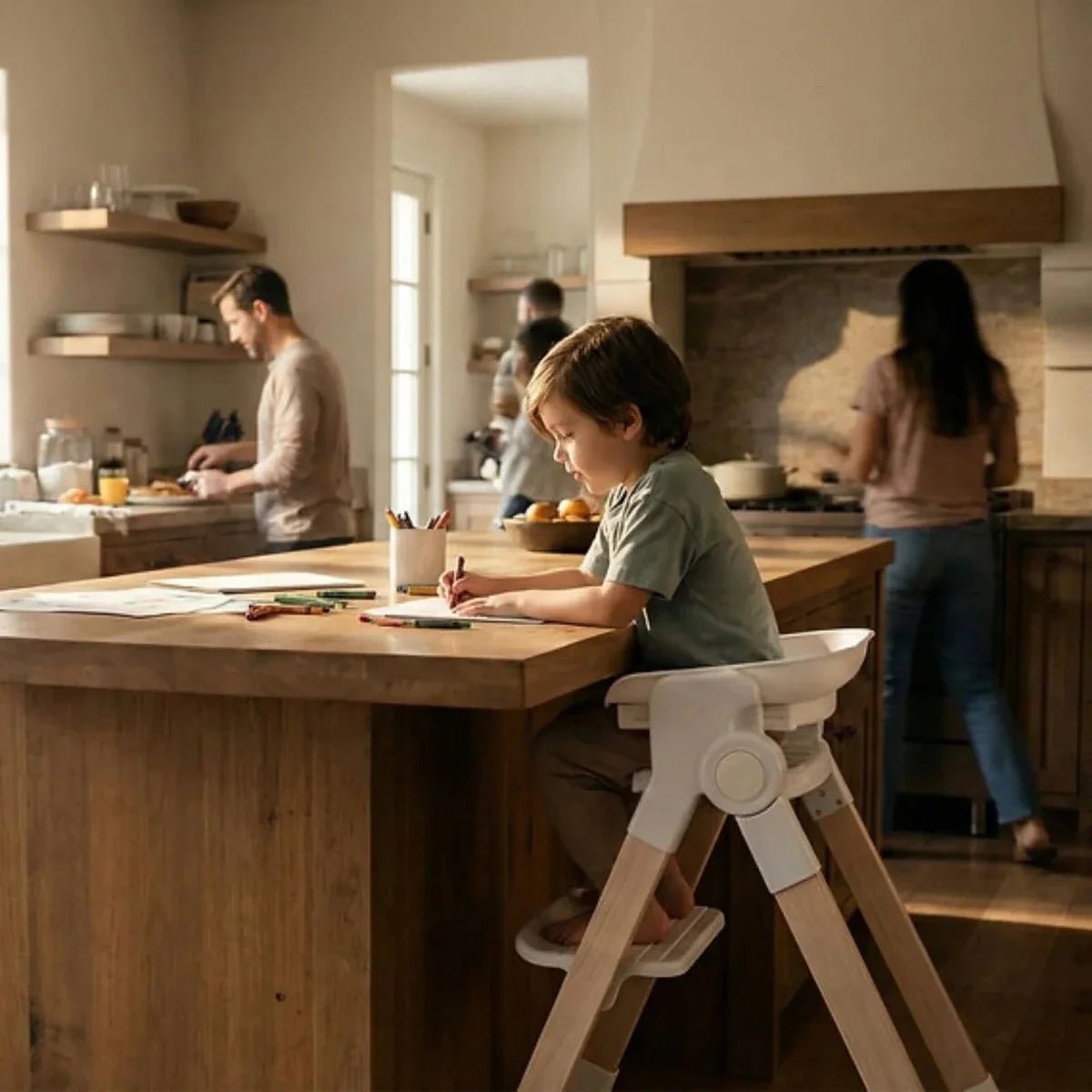 Red Kite Feed Me Orbit Highchair - White - Baby&More