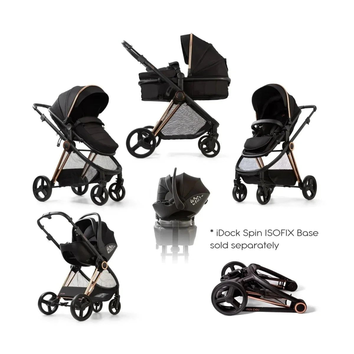 Red Kite Push Me Pace i-Size 2-in-1 Neo Travel System - Amber - Baby&More