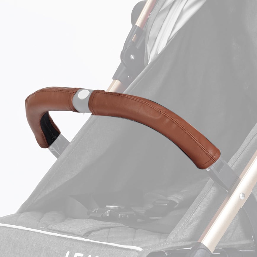 Replacement Pushchair Safety Bar Covers - Brown - Baby&More
