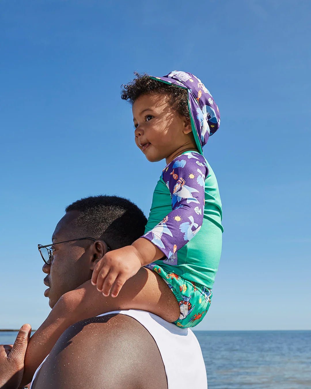 Reusable Swimming 3 Piece Set - 2 Nappies + Swim Rash Vest - Baby&More