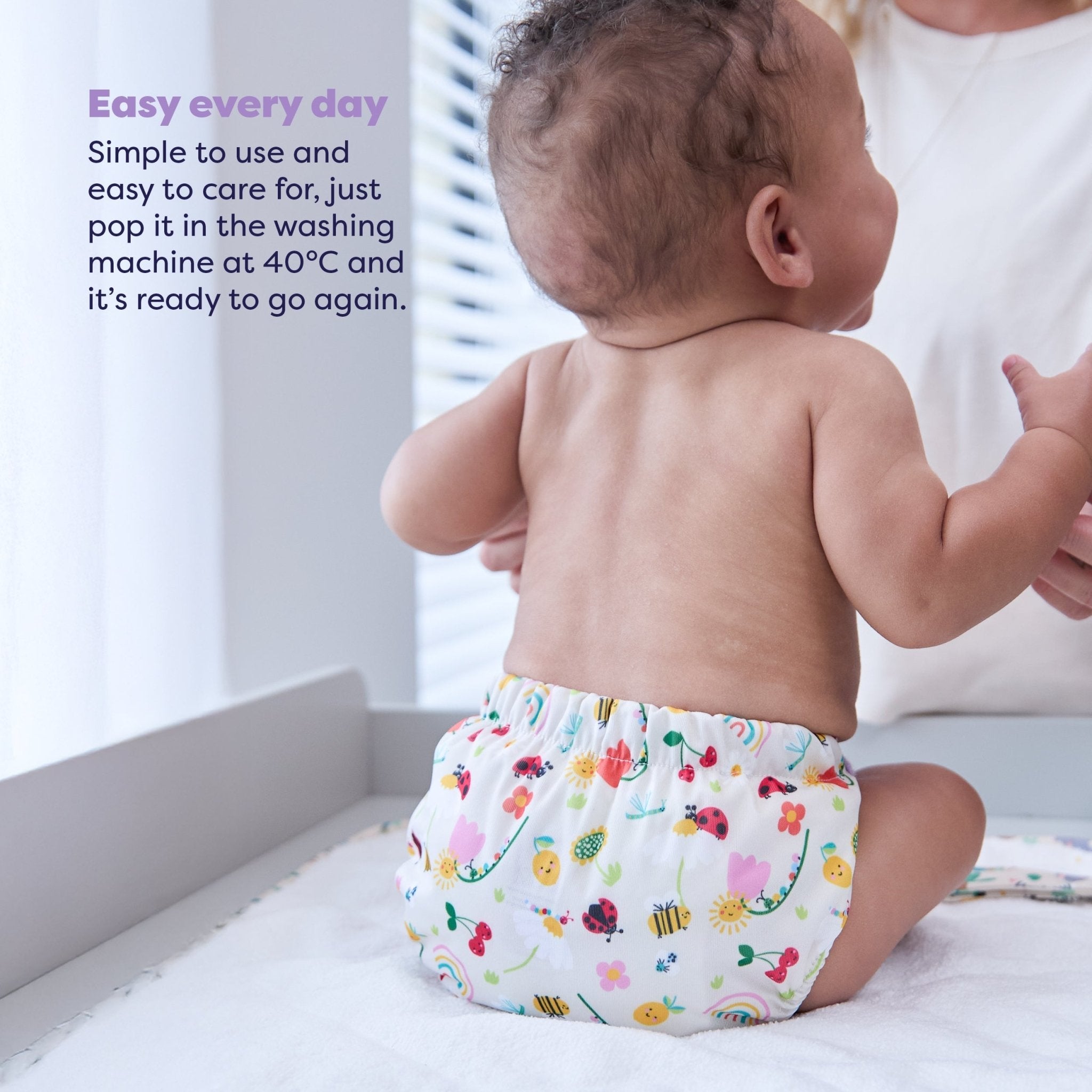 Revolutionary Reusable Nappy Bundle 5 Pack - Garden Party - Baby&More