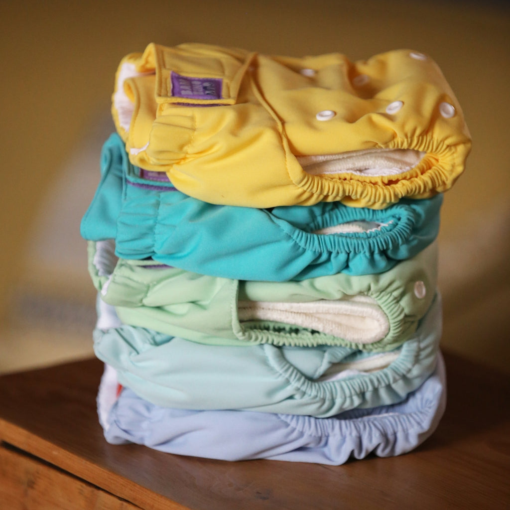 Revolutionary Reusable Nappy Bundle 5 Pack - Paintbox Pastels - Baby&More