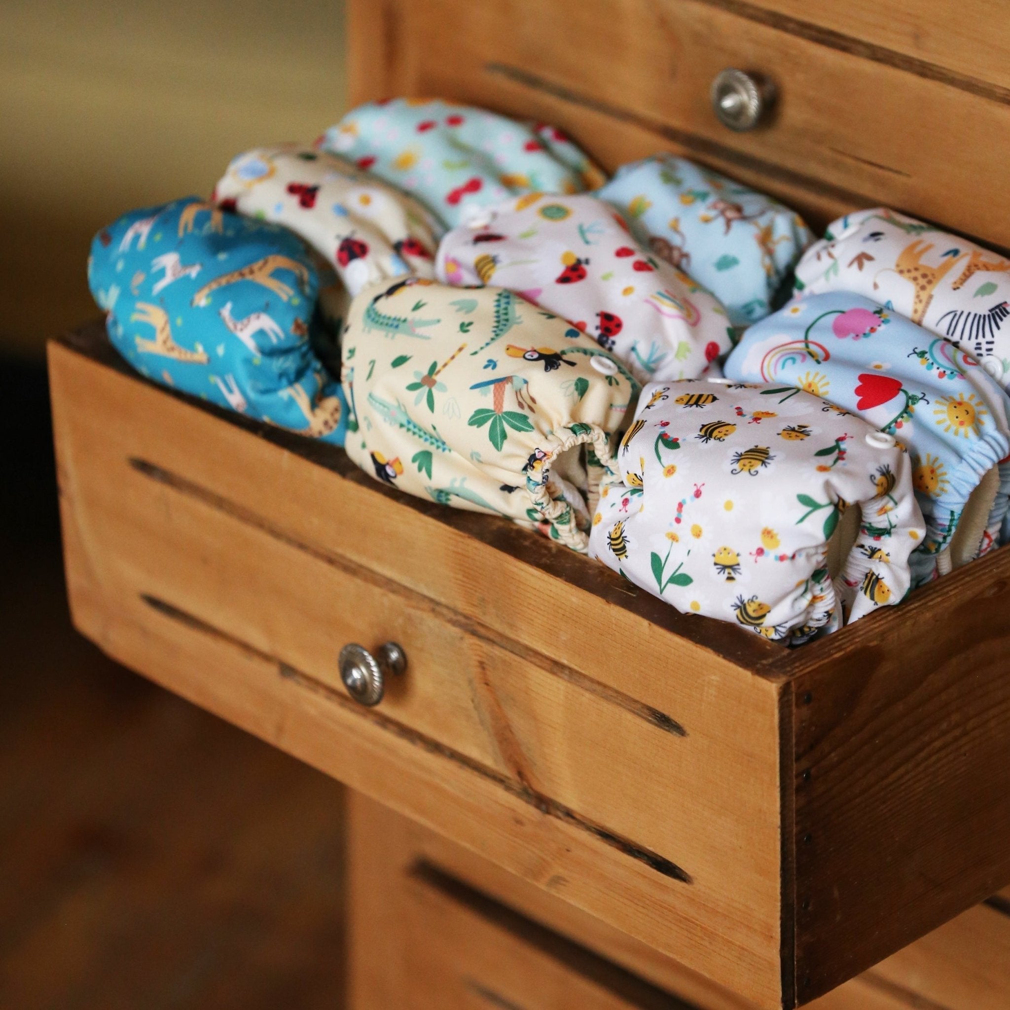Revolutionary Reusable Nappy Bundle 5 Pack - Paintbox Pastels - Baby&More