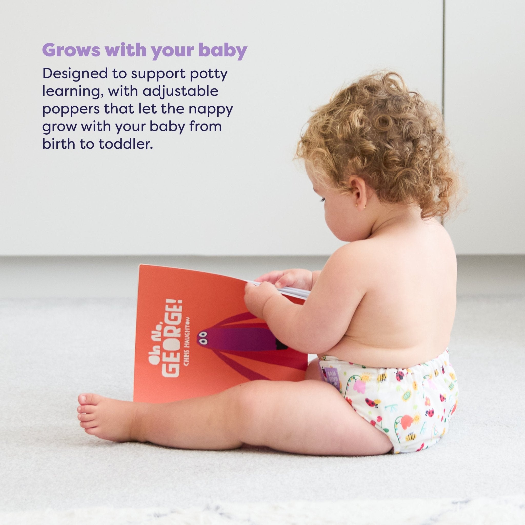 Revolutionary Try - Me - Trio Reusable Nappy Bundle - Garden Party - Baby&More