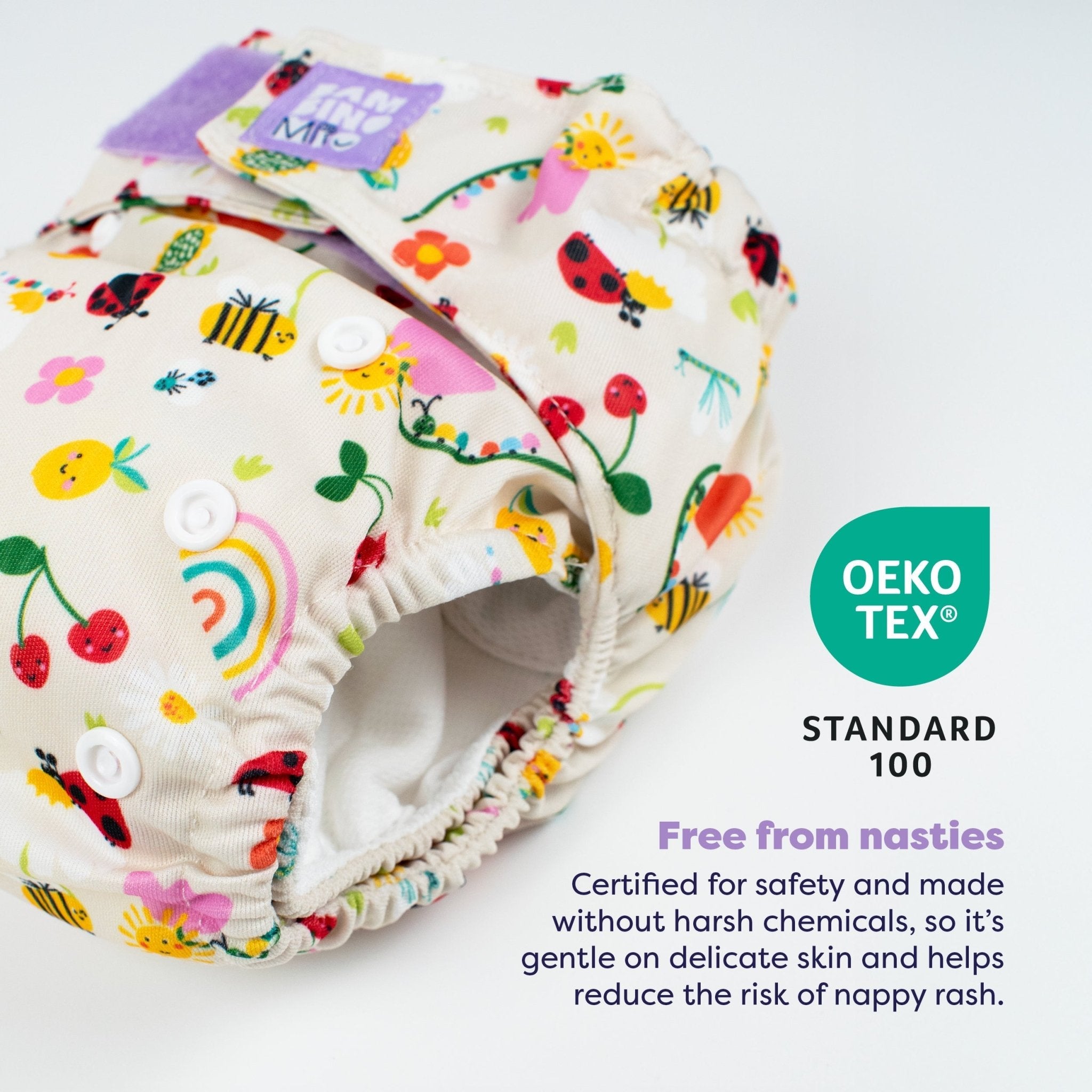 Revolutionary Try - Me - Trio Reusable Nappy Bundle - Garden Party - Baby&More