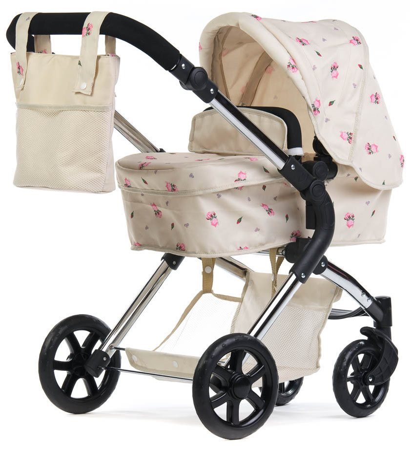 Roma Darcie Single Dolls Pram - Cream - Baby&More