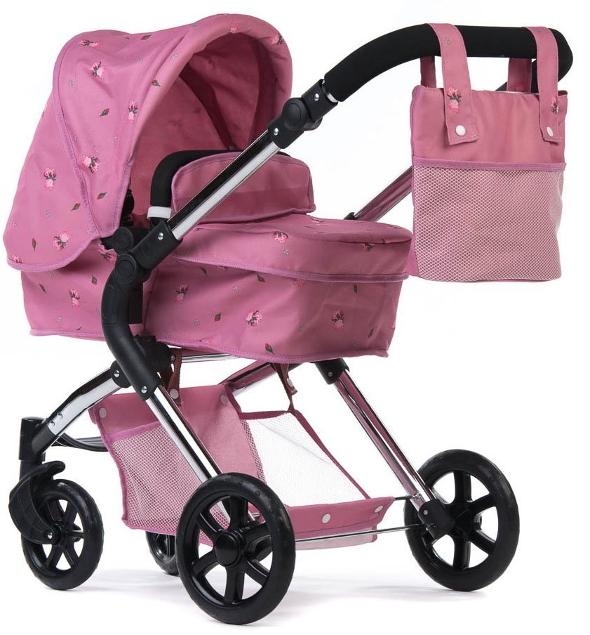 Roma Darcie Single Dolls Pram - Pink - Baby&More
