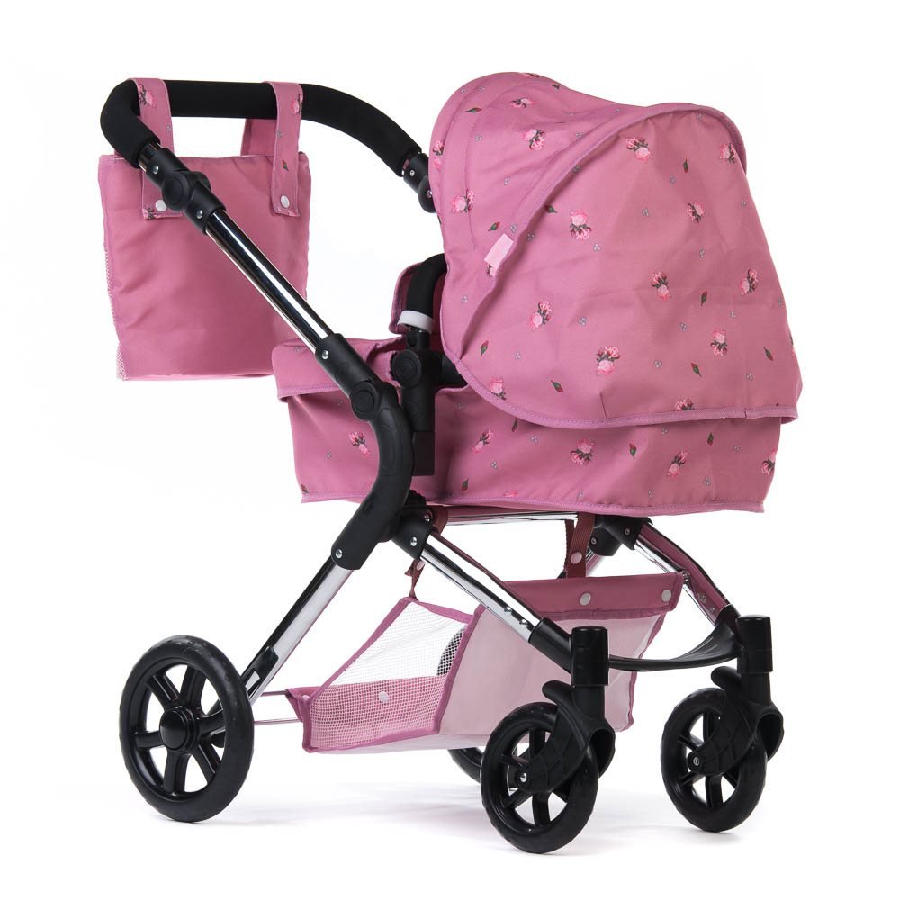 Roma Darcie Single Dolls Pram - Pink - Baby&More