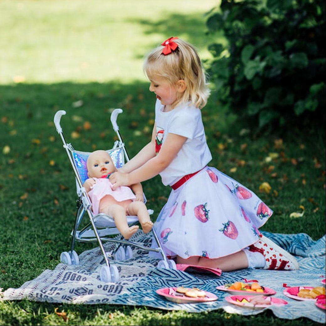 Roma Polly Dolls Pushchair - Sparkle - Baby&More