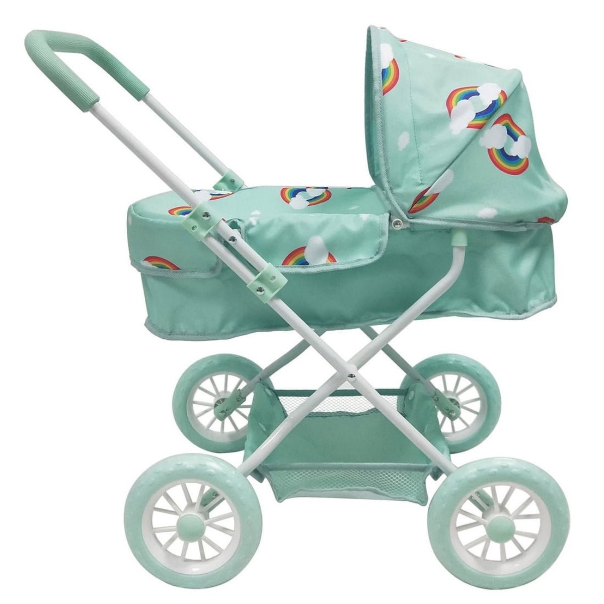 Roma Rupert Dolls Pram - Mint Green - Baby&More