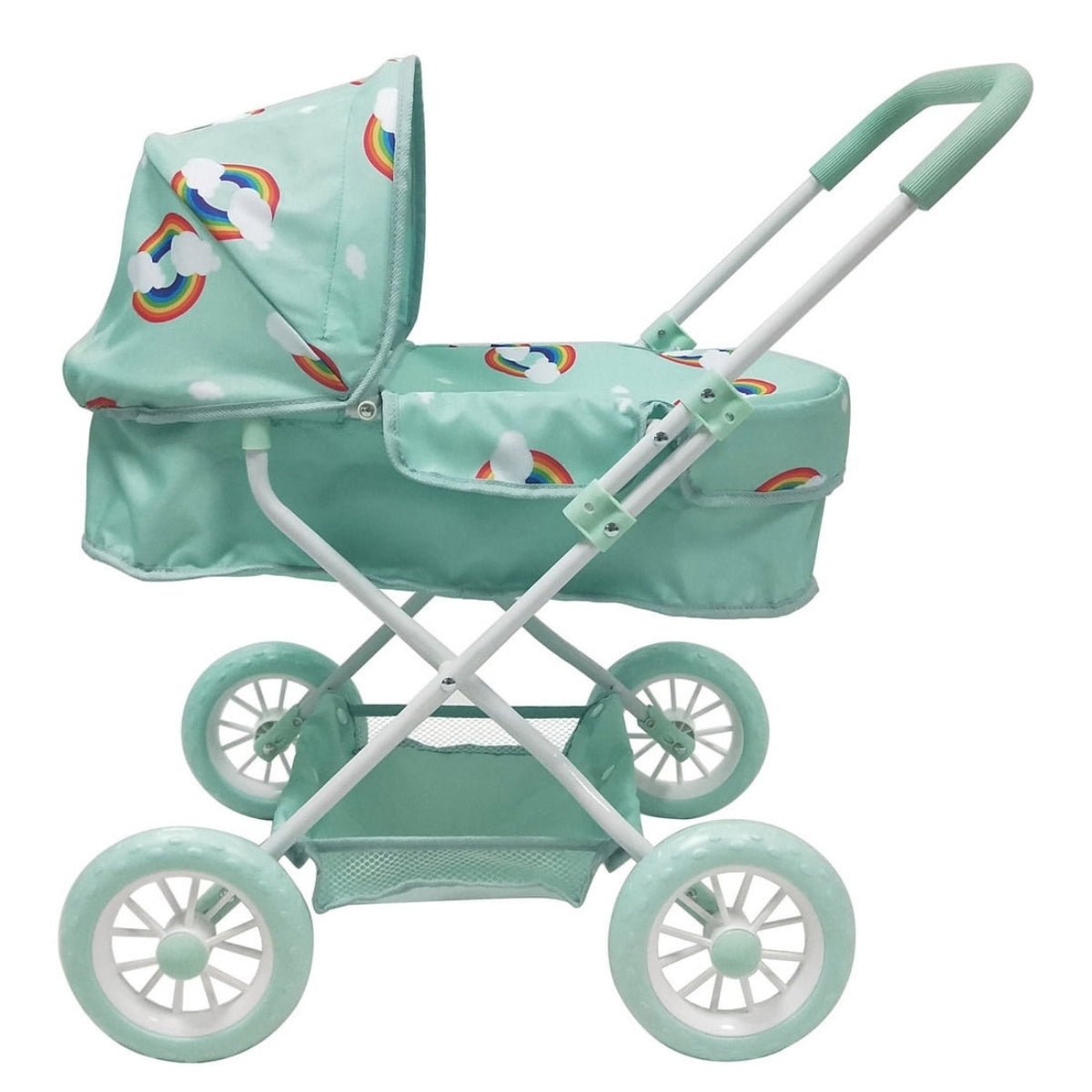 Roma Rupert Dolls Pram - Mint Green - Baby&More