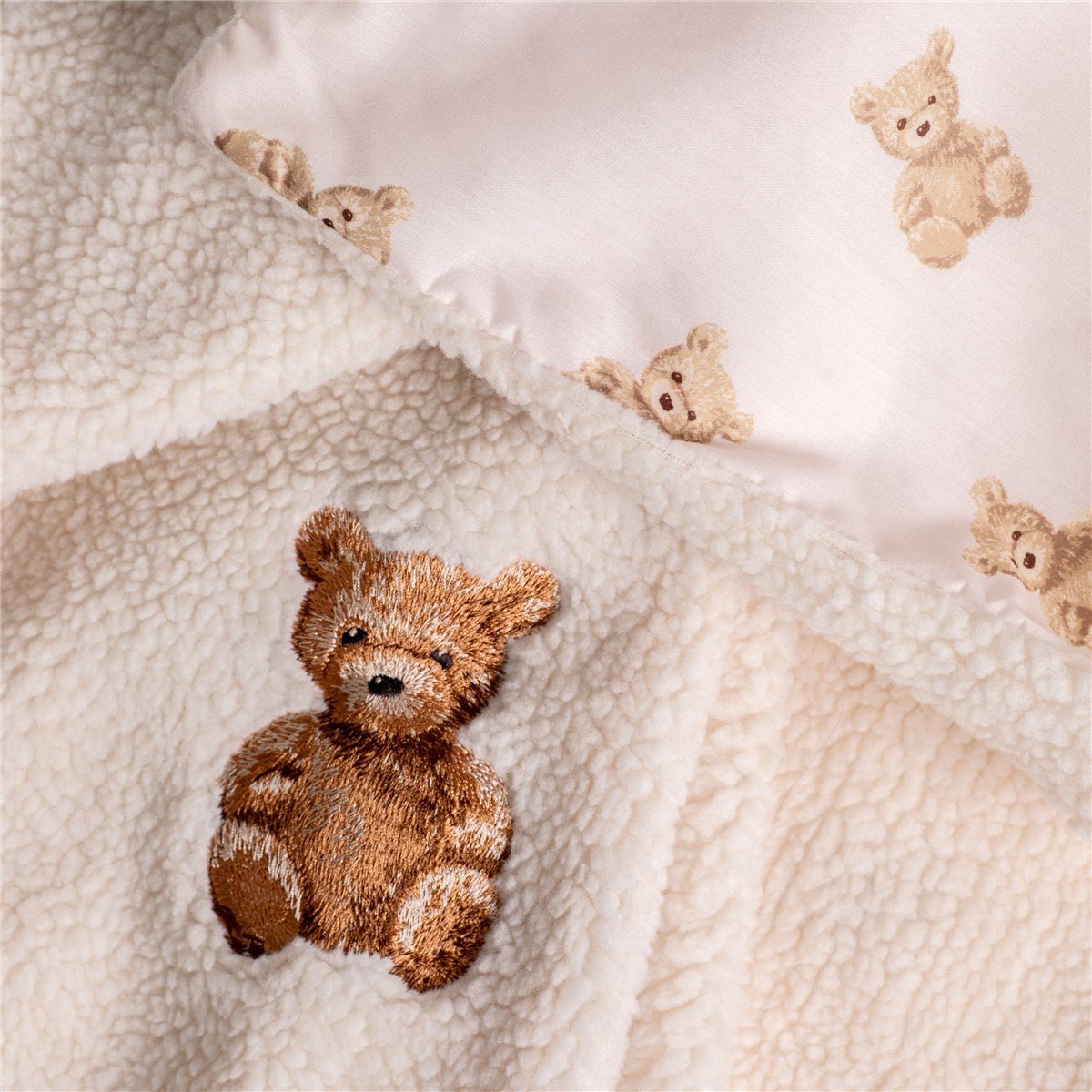 Roma Teddy Sherpa Blanket - Baby&More