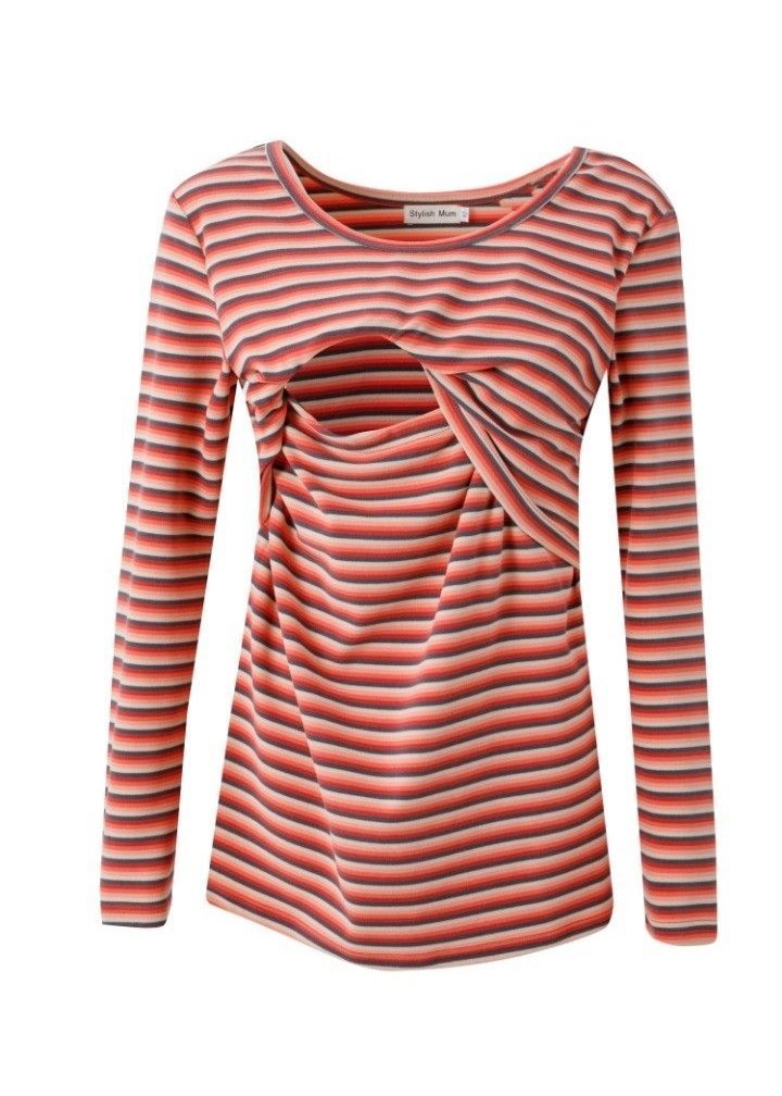 Rosie Stripe Breastfeeding Sweater - Baby&More
