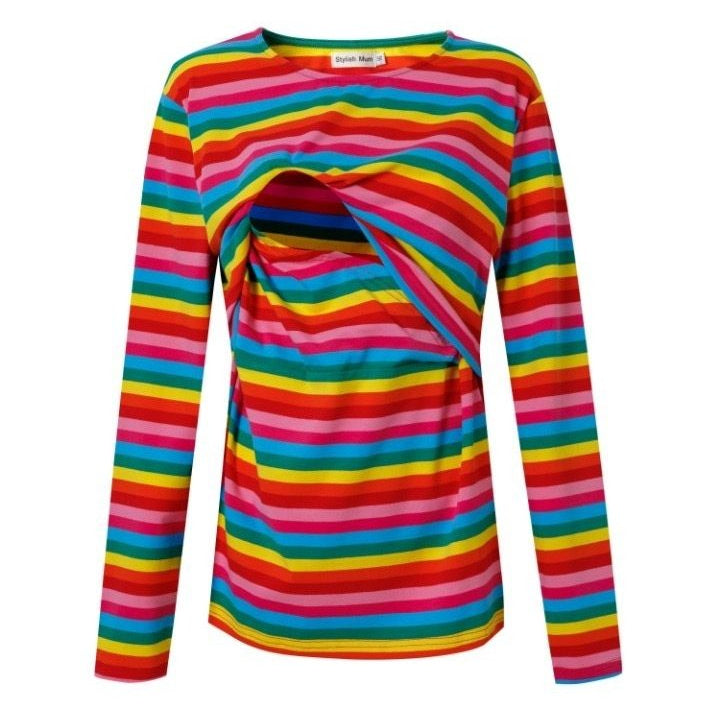 Roxy Rainbow Breastfeeding Top