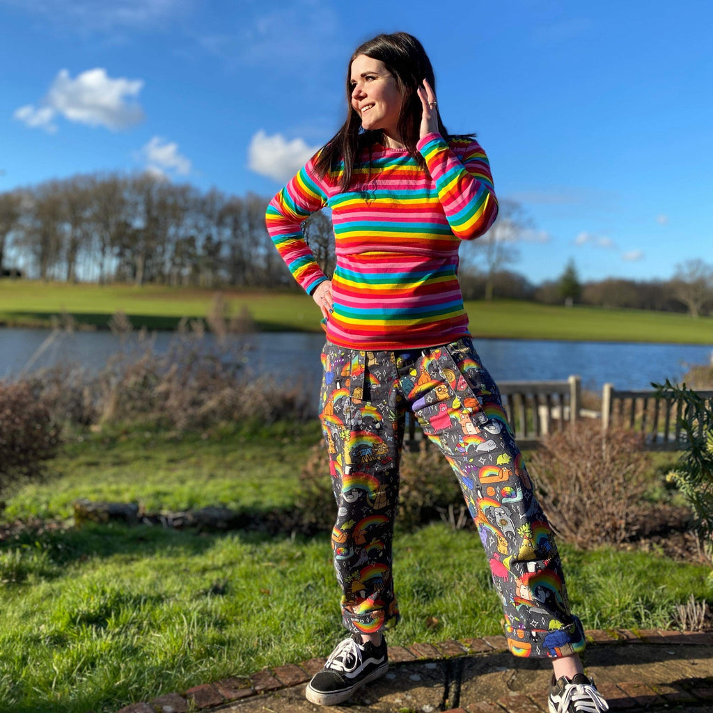 Roxy Rainbow Breastfeeding Top