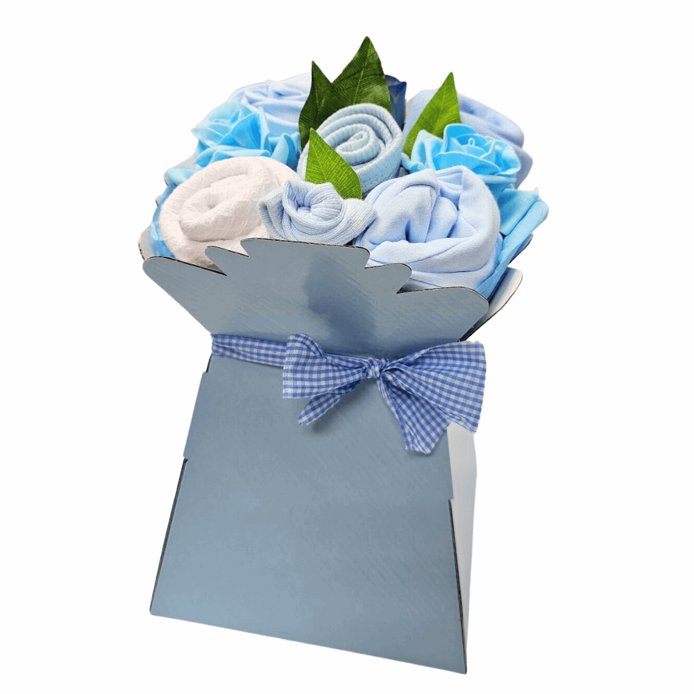 Say It Baby - Baby Boy Clothes Bouquet Gift