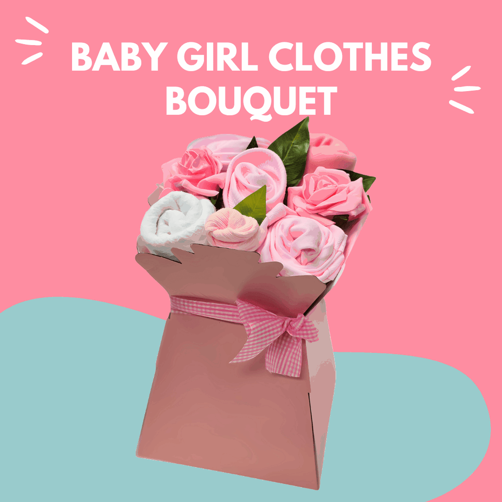 Say It Baby - Baby Girl Clothes Bouquet Gift - Baby&More