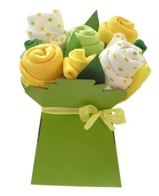 Say It Baby - Bright Baby Muslin Square Bouquet Gift - Baby&More