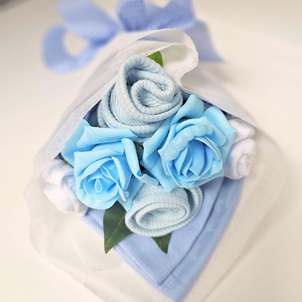 Say It Baby - Mini Baby Boy Clothes Bouquet Gift
