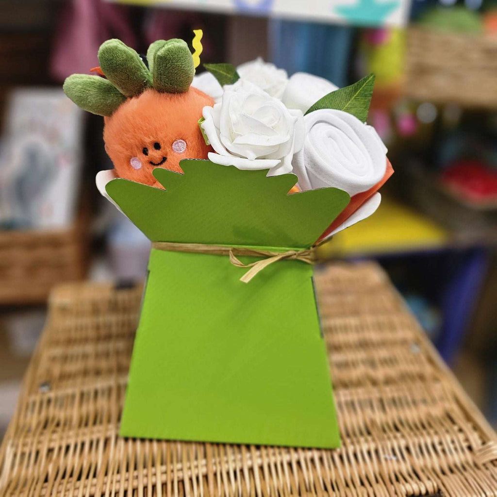 Say It Baby - Squish & Snugg Carrot Baby Bouquet Gift - Baby&More