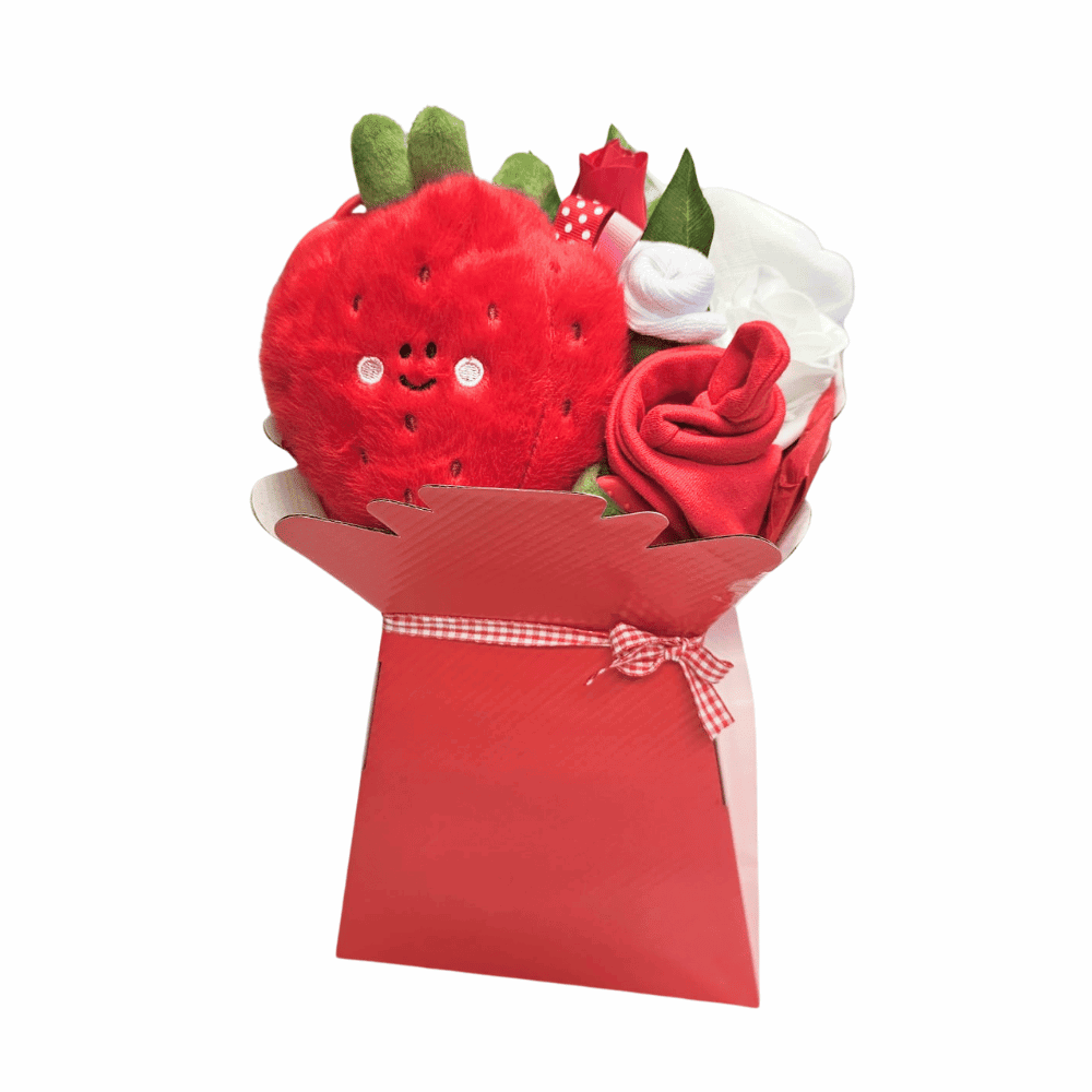 Say It Baby - Squish & Snugg Strawberry Baby Bouquet Gift - Baby&More