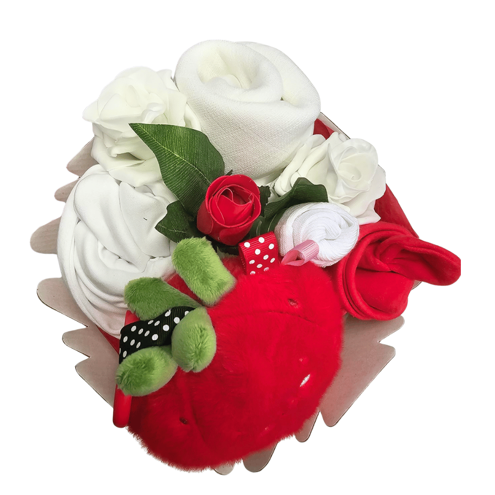 Say It Baby - Squish & Snugg Strawberry Baby Bouquet Gift - Baby&More