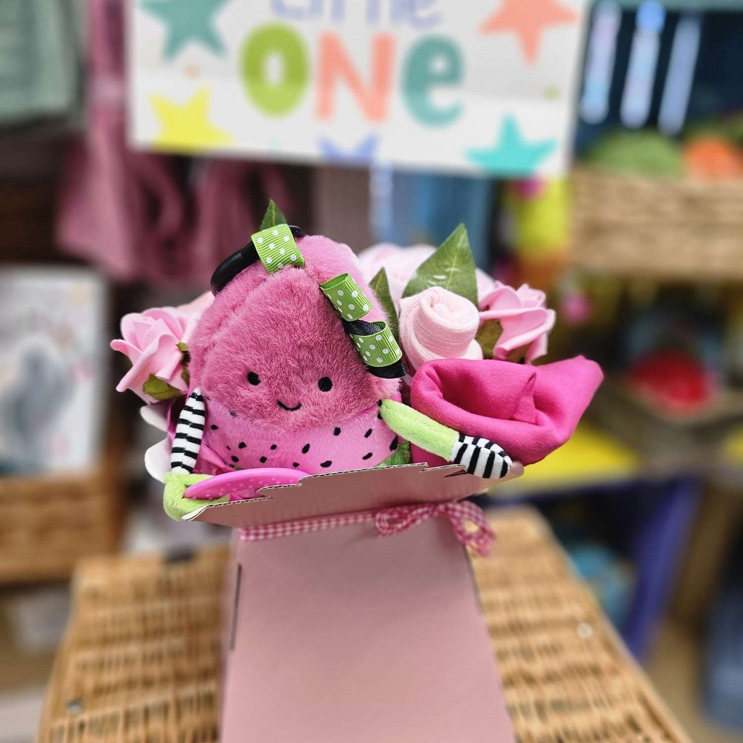 Say It Baby - Squish & Snugg Watermelon Baby Bouquet Gift