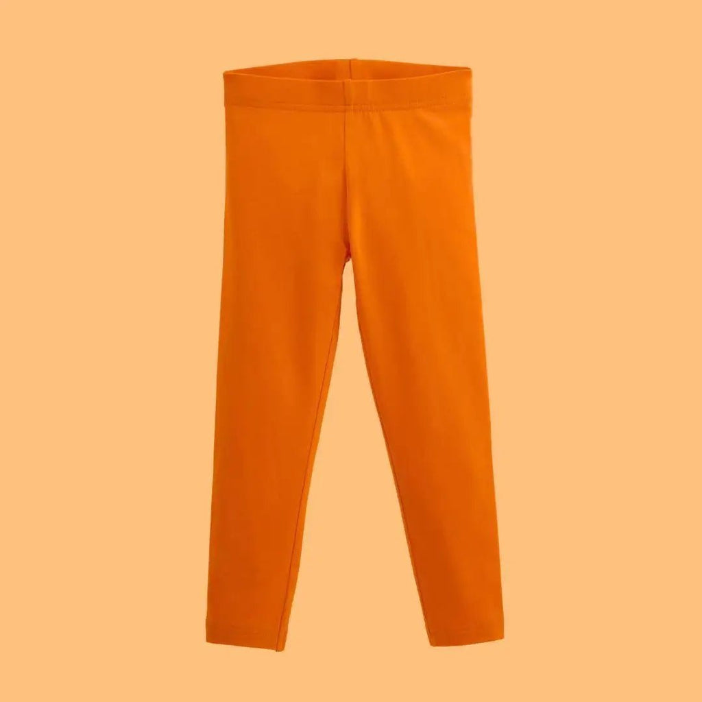 ScandiBugs Own Label Organic Leggings - Tangelo Orange - Baby&More