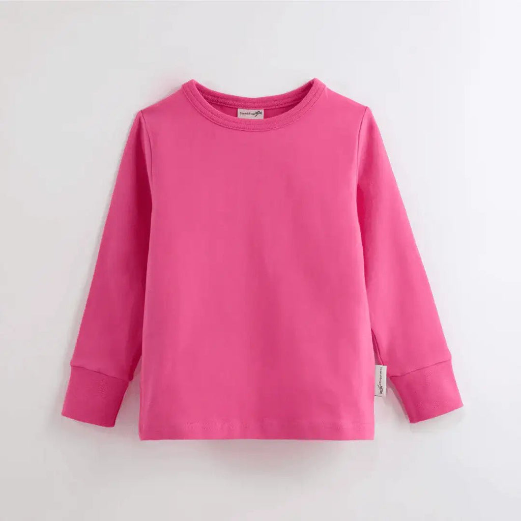 ScandiBugs Own Label Organic Long Sleeve Top - Bubblegum Pink - Baby&More