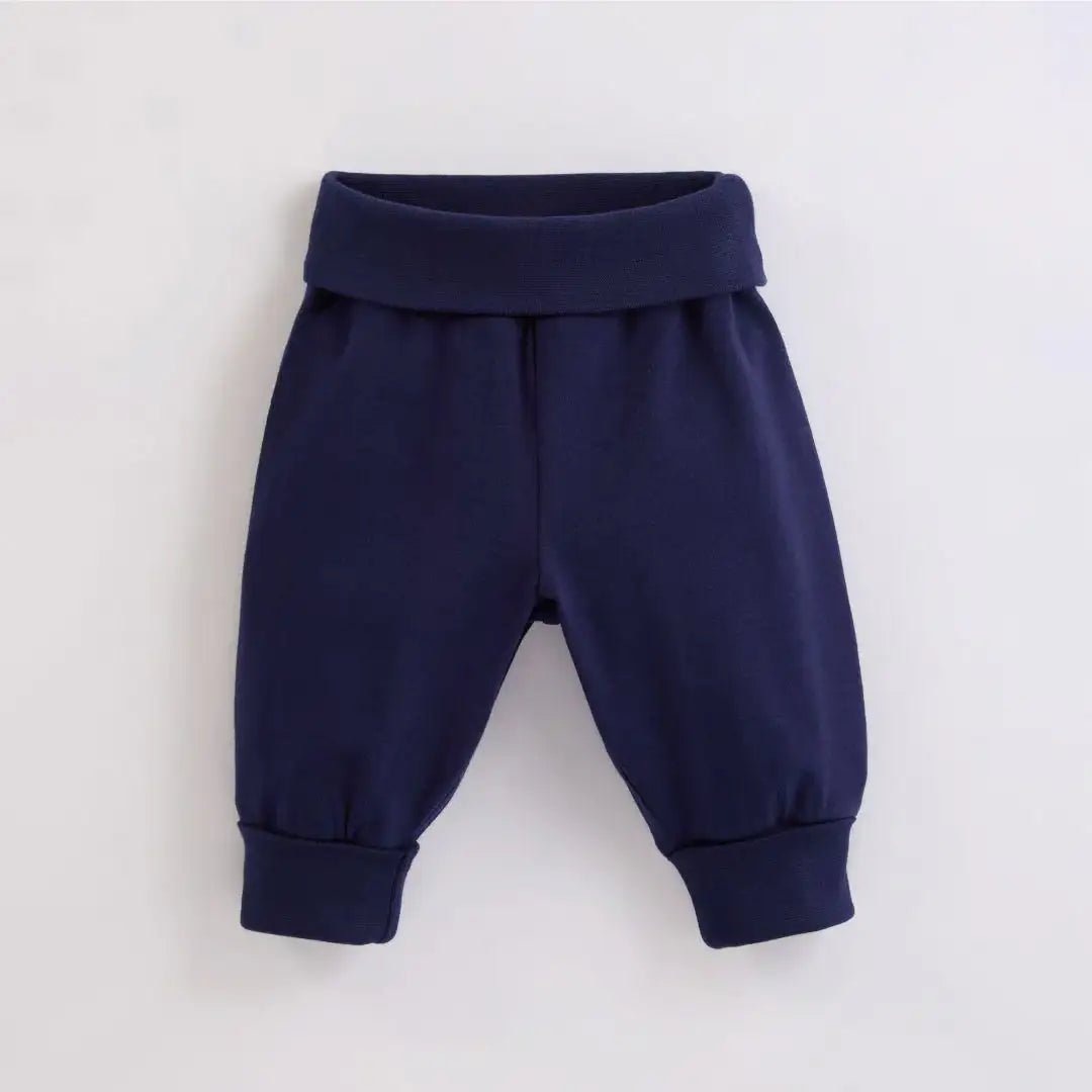 ScandiBugs Own Label Organic Yoga Pants - Deep Sea Navy - Baby&More