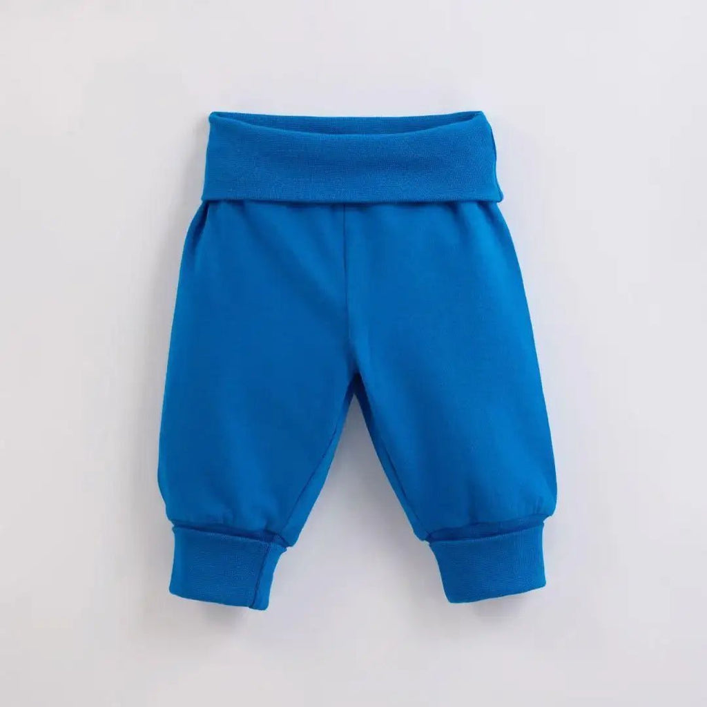 ScandiBugs Own Label Organic Yoga Pants - Peacock Blue - Baby&More
