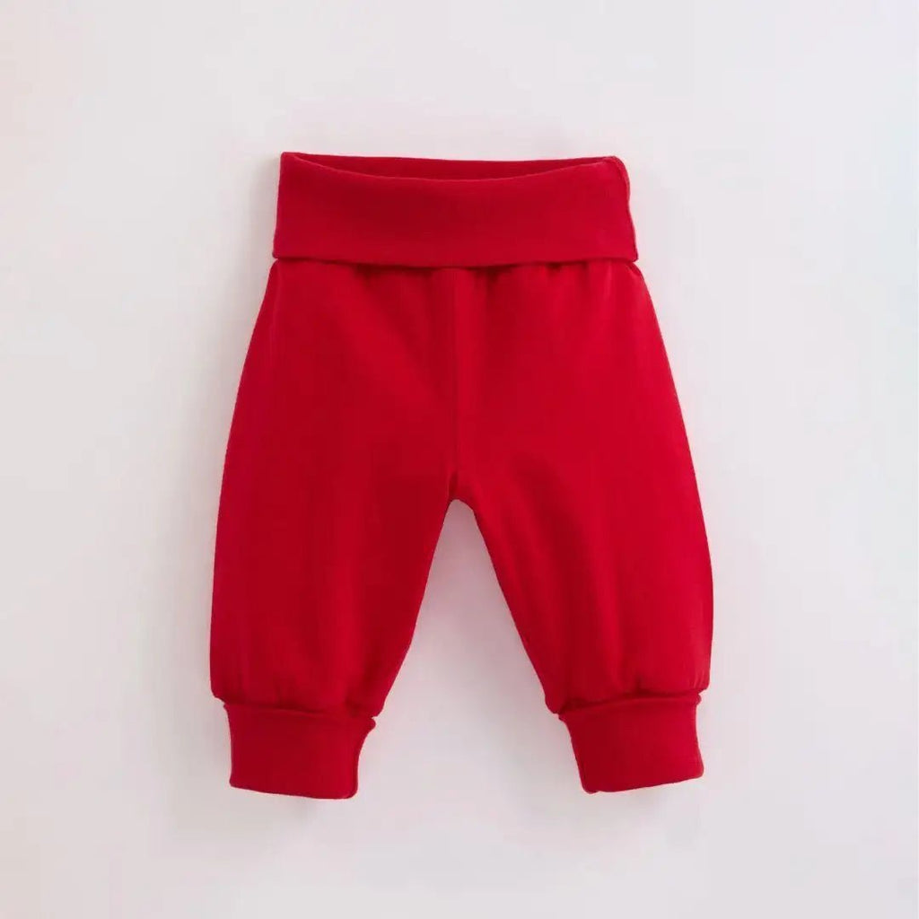 ScandiBugs Own Label Organic Yoga Pants - Roaring Red - Baby&More