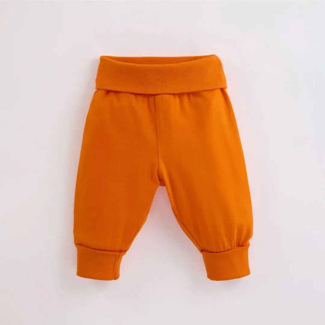 ScandiBugs Own Label Organic Yoga Pants - Tangelo Orange - Baby&More