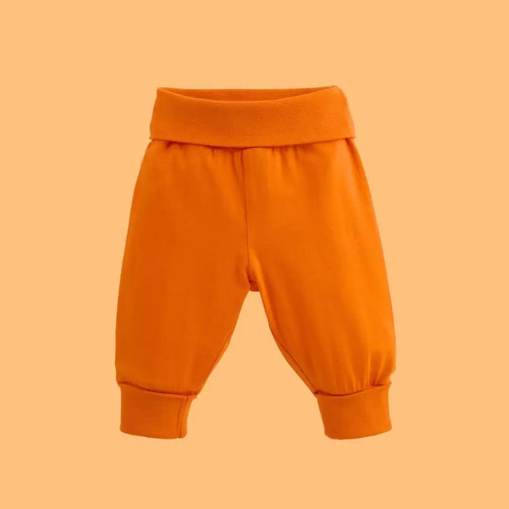 ScandiBugs Own Label Organic Yoga Pants - Tangelo Orange - Baby&More