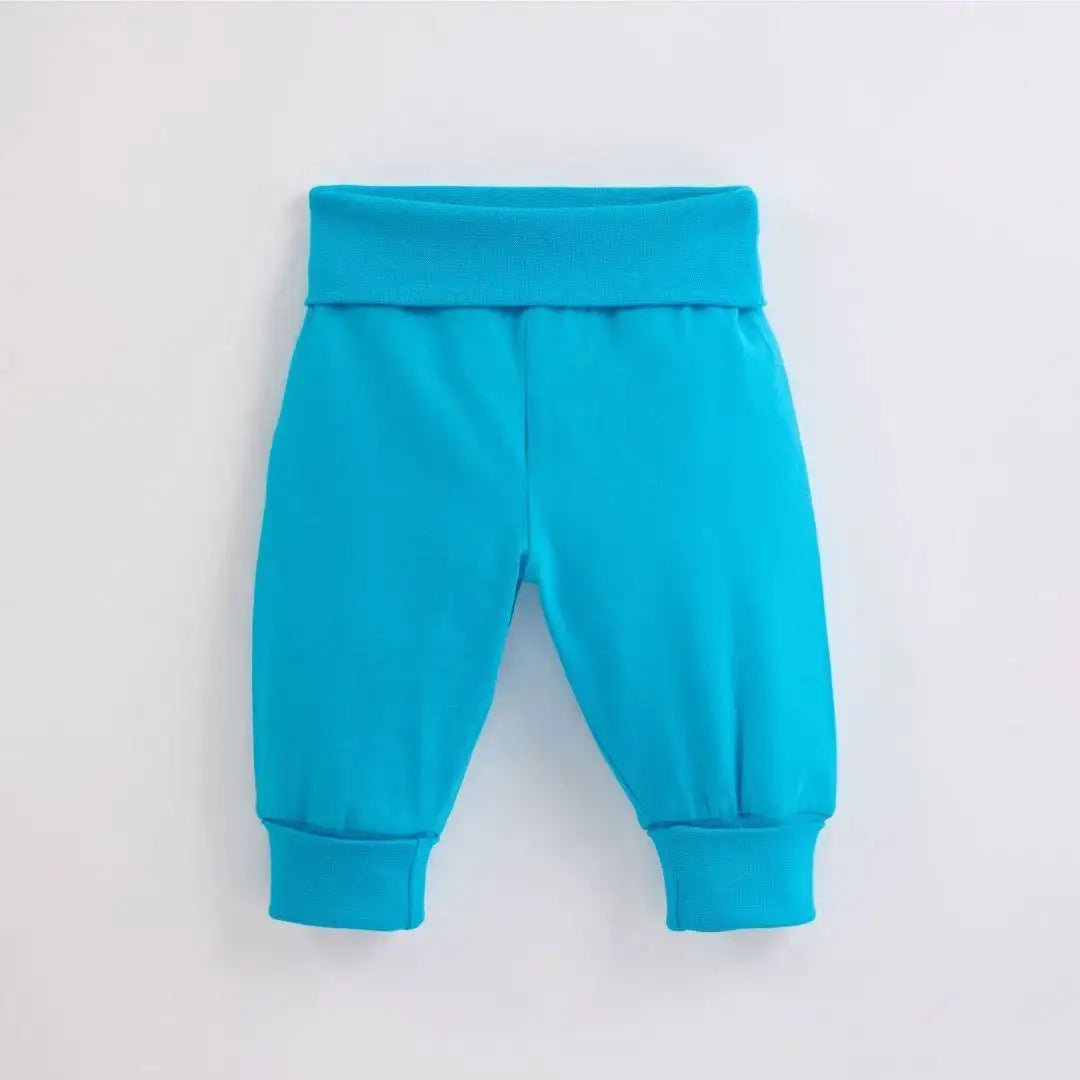 ScandiBugs Own Label Organic Yoga Pants - Tempting Turquoise - Baby&More
