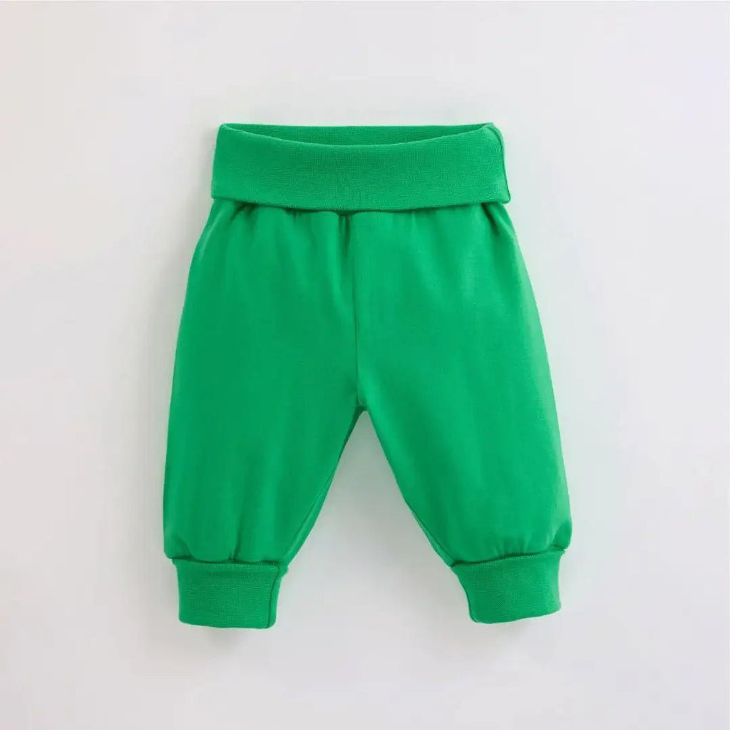 ScandiBugs Own Label Organic Yoga Pants - Tropical Green - Baby&More