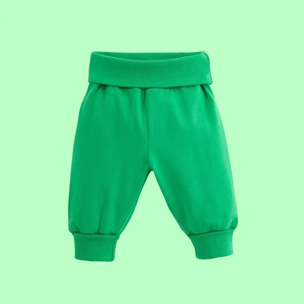 ScandiBugs Own Label Organic Yoga Pants - Tropical Green - Baby&More