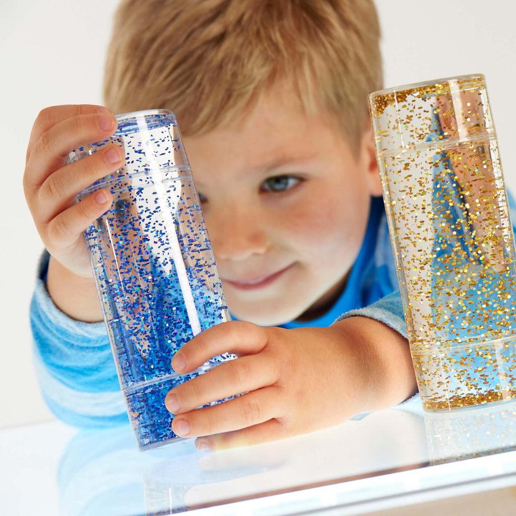 Sensory Glitter Storm Shakers Set - Baby&More