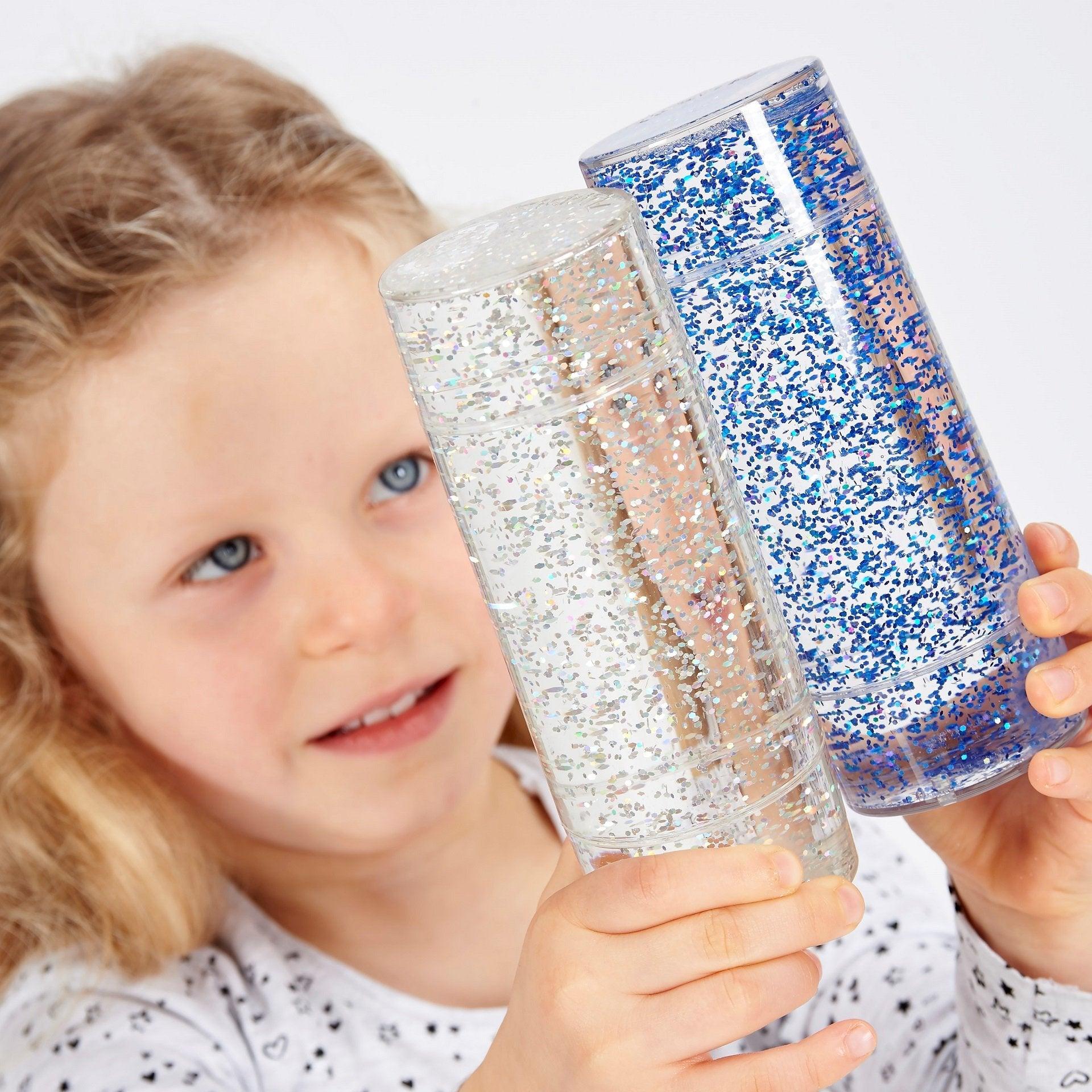 Sensory Glitter Storm Shakers Set - Baby&More