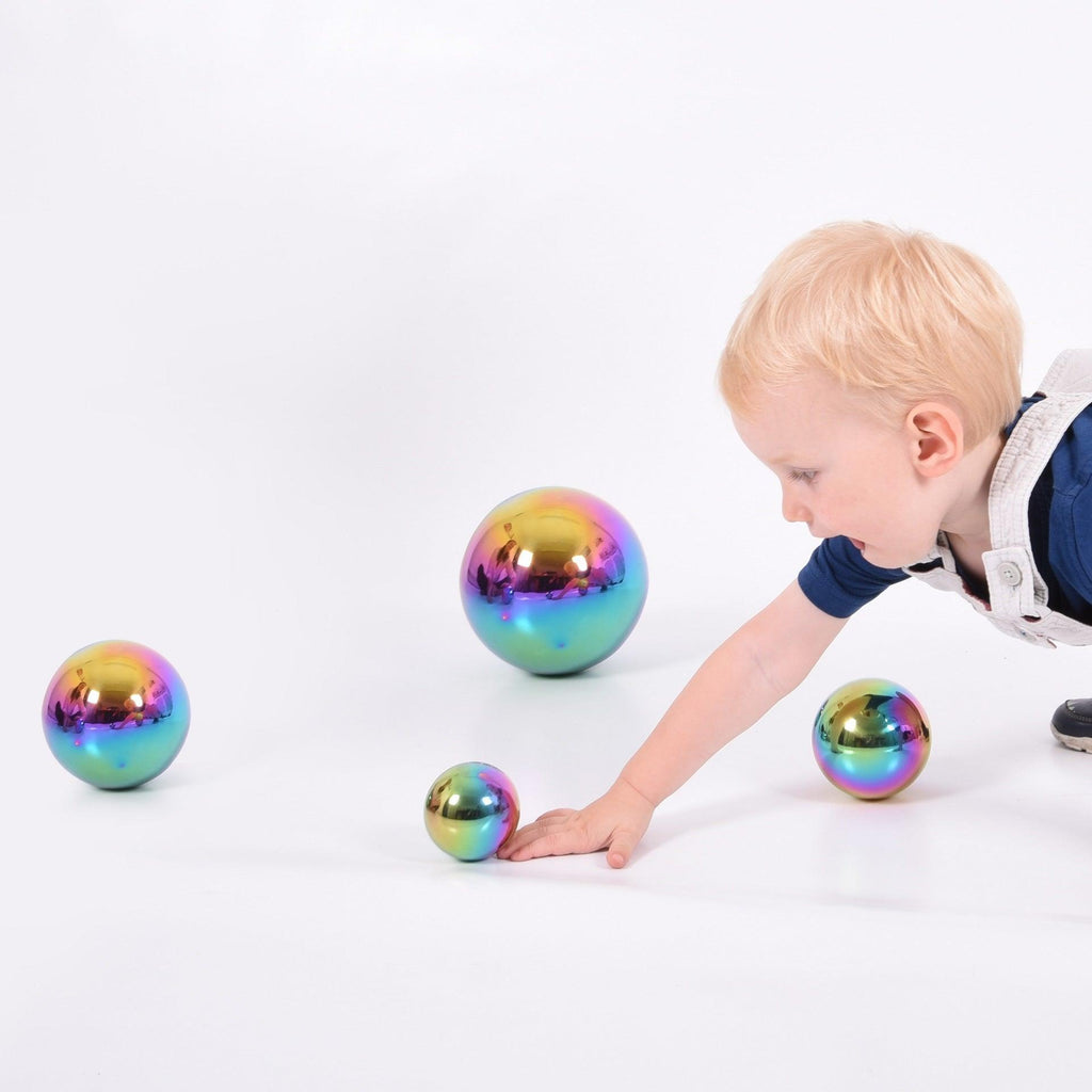 Sensory Steel Colour Burst Balls - Baby&More