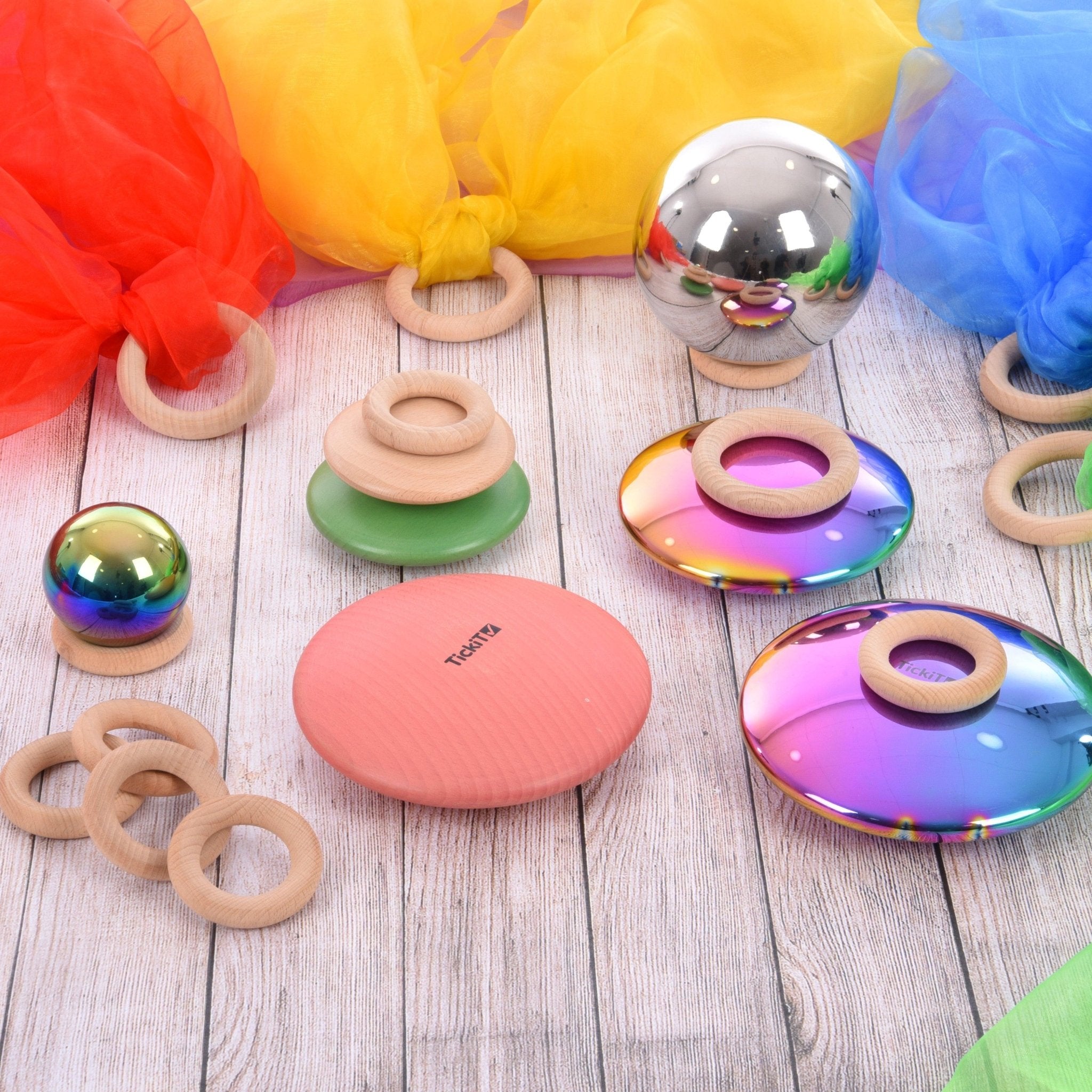Sensory Steel Colour Burst Balls - Baby&More
