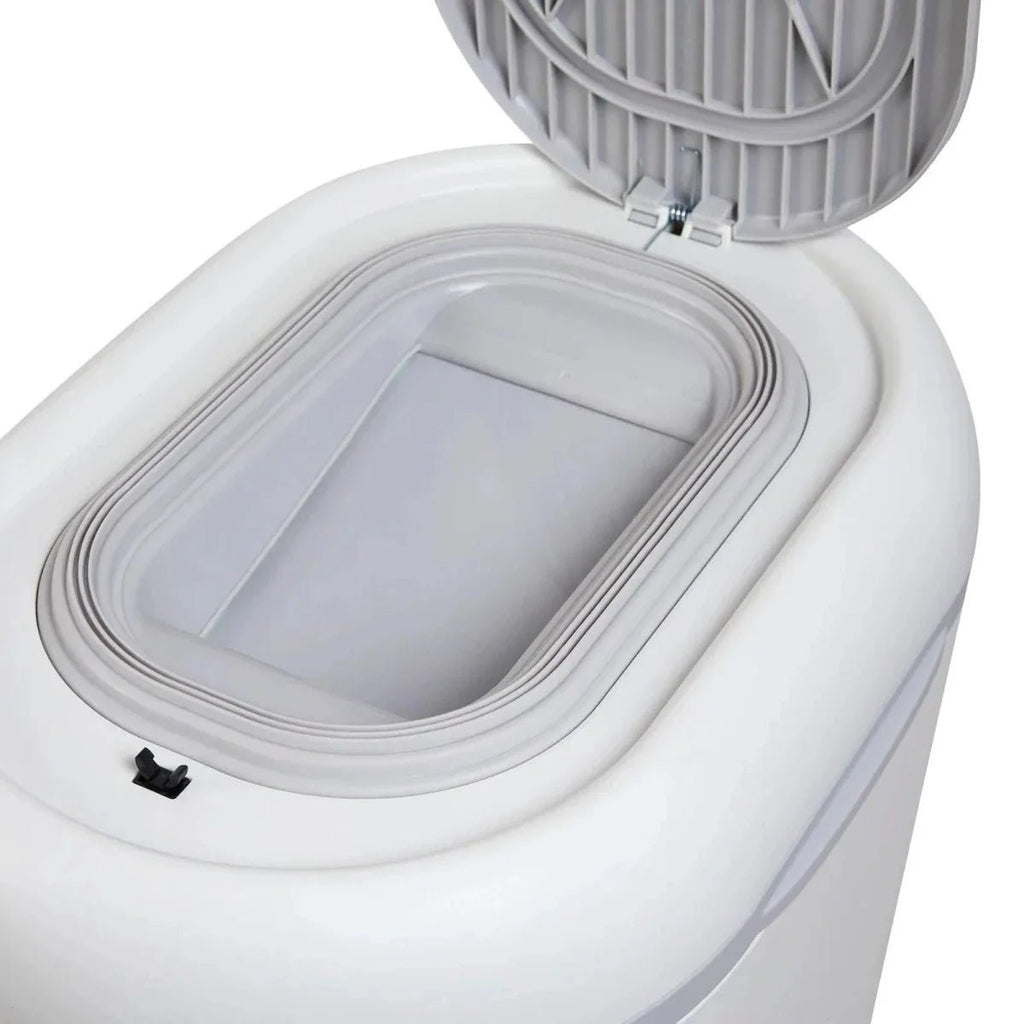 Shnuggle Eco - Touch Nappy Bin - White - Baby&More