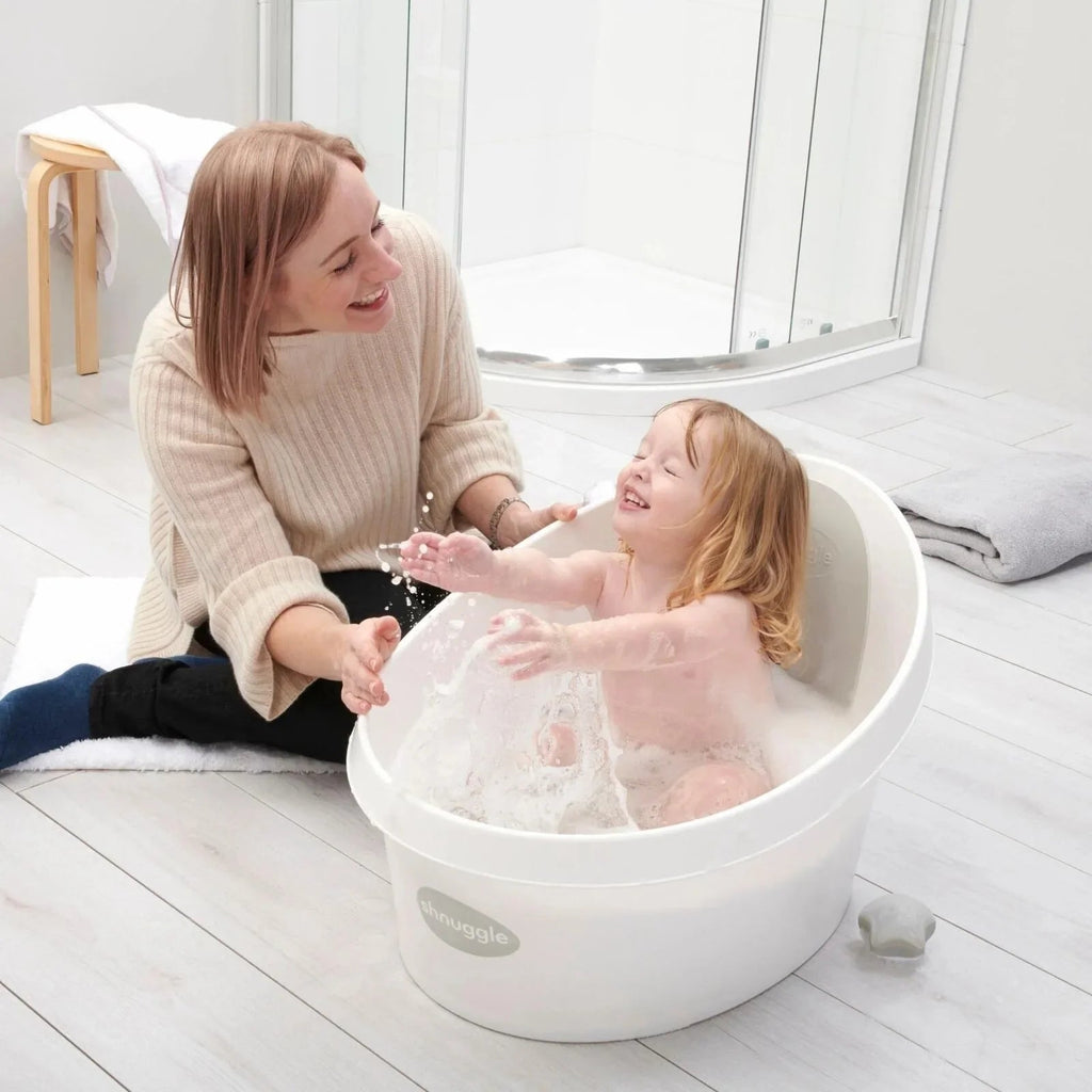 Shnuggle Toddler Bath Tub - Taupe - Baby&More