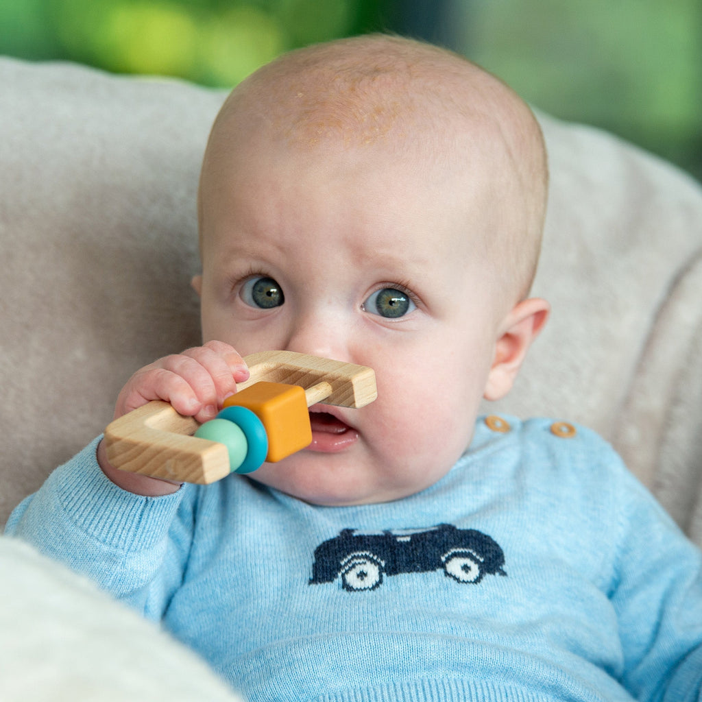 SiliSoft® Arch Rattle - Neutral - Baby&More