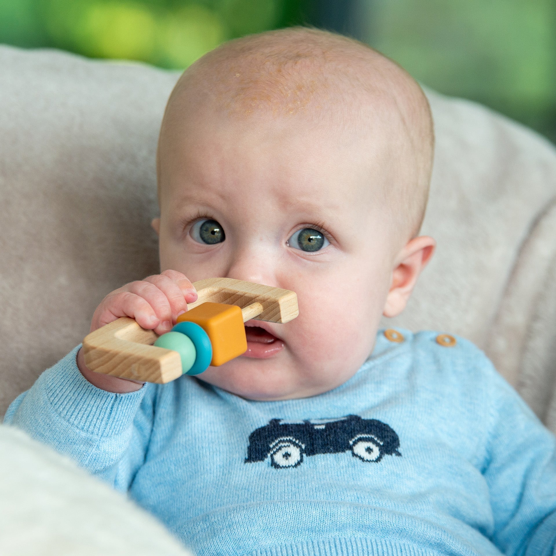 SiliSoft® Arch Rattle - Neutral - Baby&More