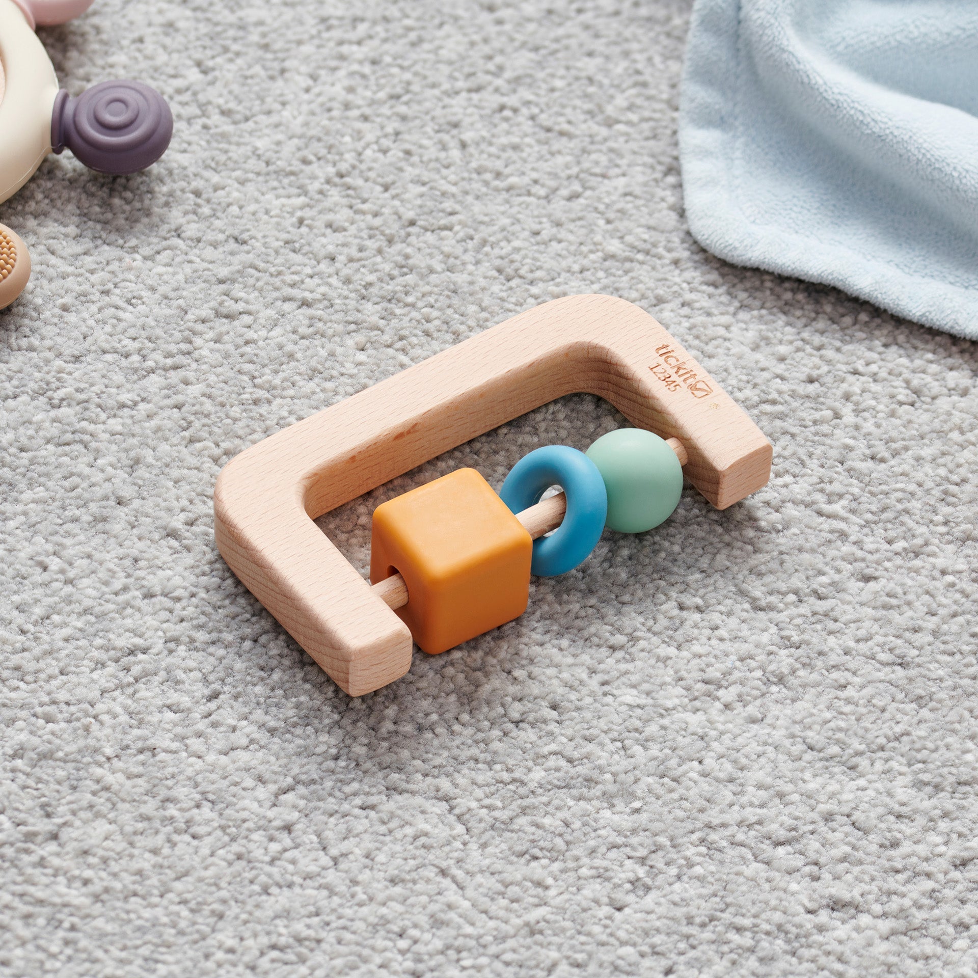 SiliSoft® Arch Rattle - Neutral - Baby&More