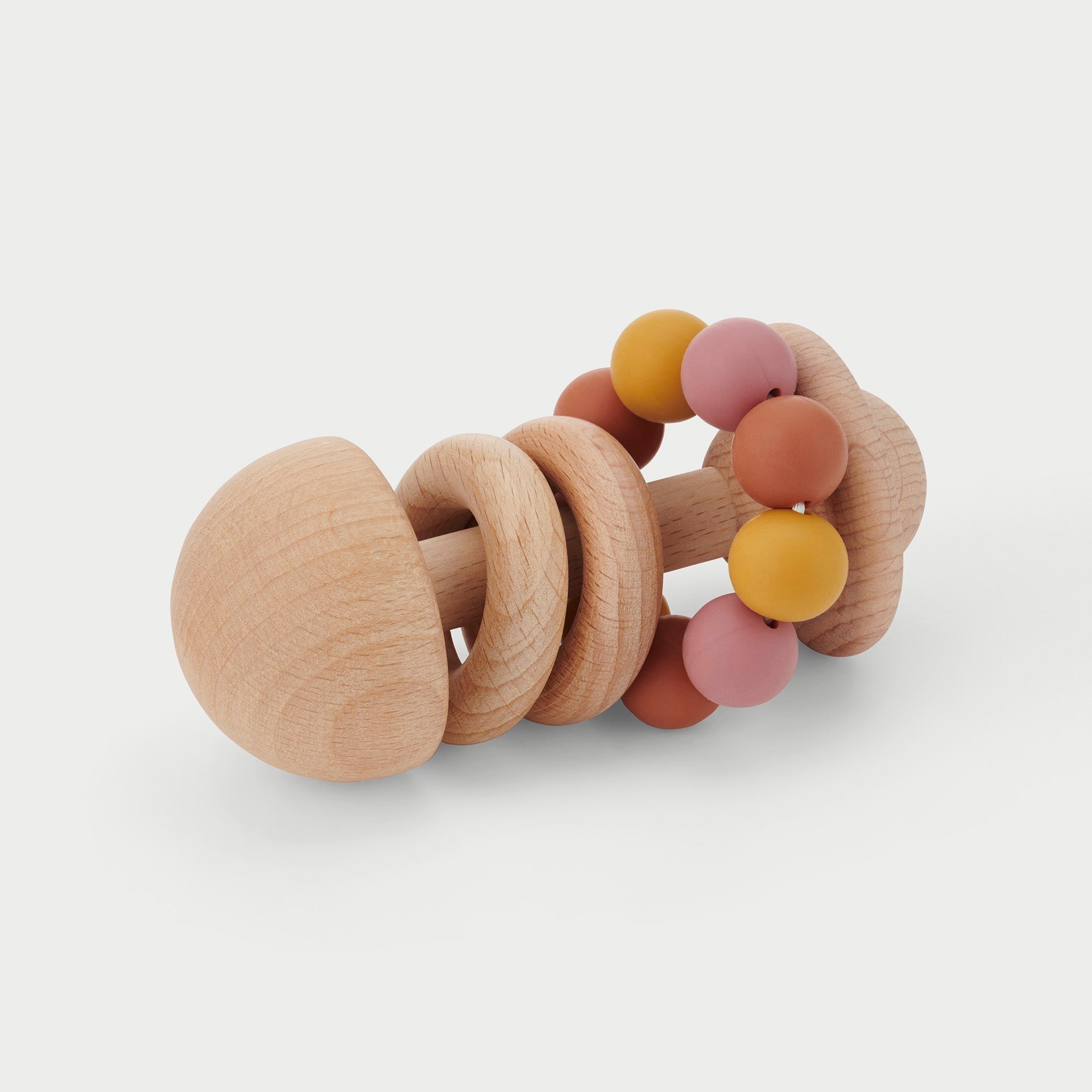 SiliSoft® Bead Rattle - Earth - Baby&More