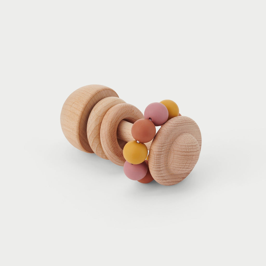 SiliSoft® Bead Rattle - Earth - Baby&More